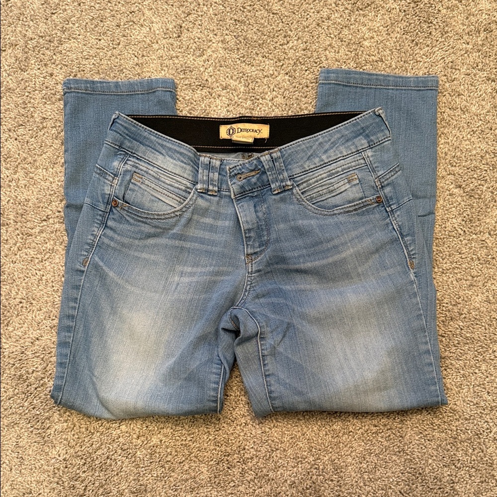 Democracy Light Blue Straight Leg Jeans